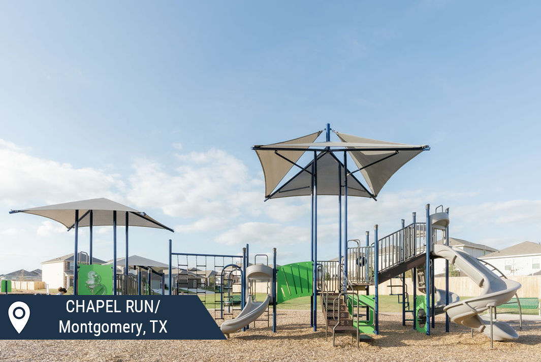Commercial playground by Kraftsman in Montgomery, TX