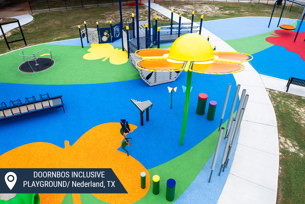 Commercial playground by Kraftsman in Nederland, TX