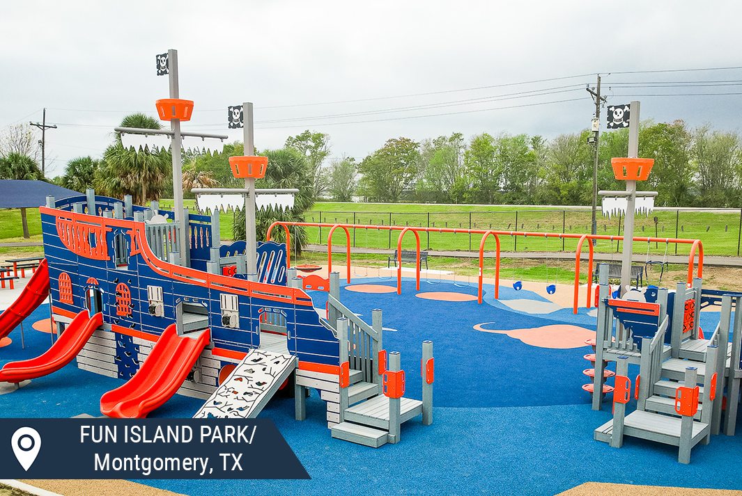 Commercial playground by Kraftsman in Port Arthur, TX
