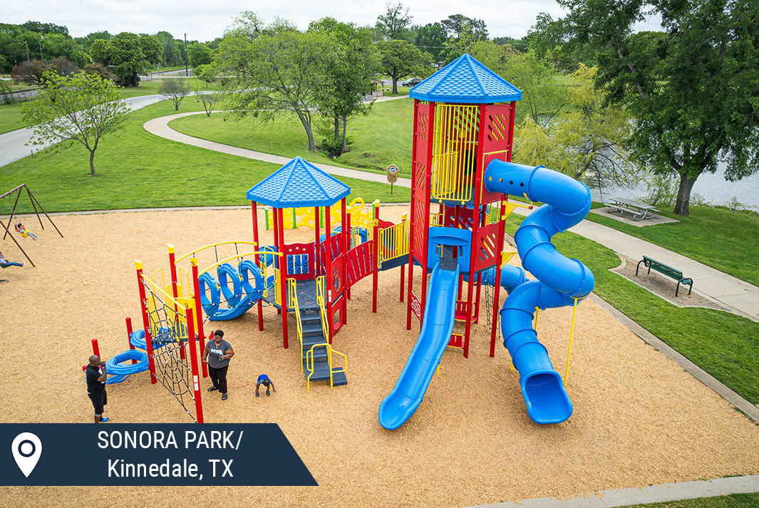 Commercial playground by Kraftsman in Tomball, TX